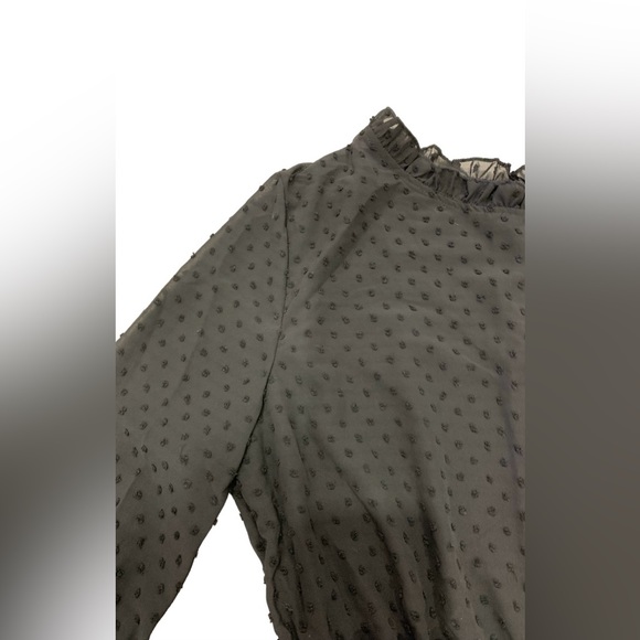 NLW Longsleeve Sheer Blouse - Picture 3 of 4